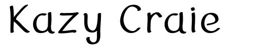Kazy Craie шрифт