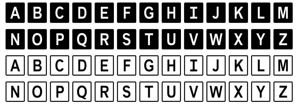 KazyCase Scrabble písmo Exempláře