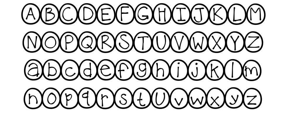 KB Caterpillar font Örnekler