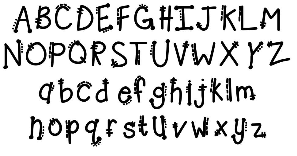 KB Cheetahrita 字形 标本