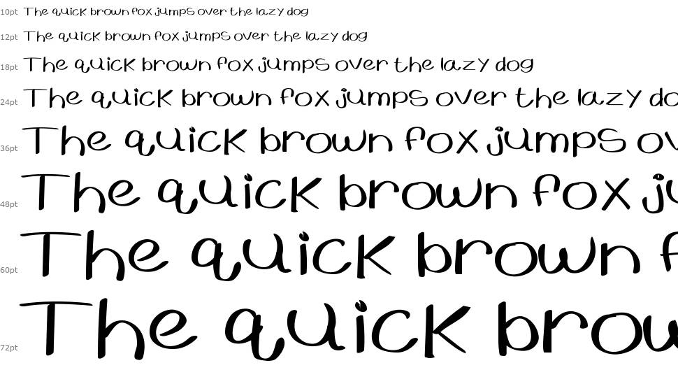 KB Expansive font Waterfall