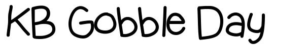 KB Gobble Day font
