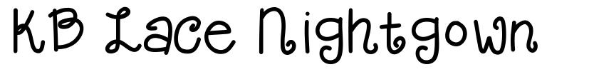 KB Lace Nightgown font