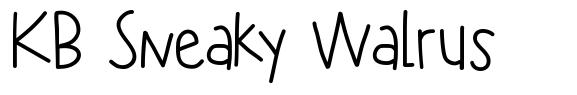 KB Sneaky Walrus font