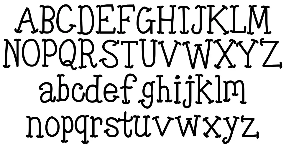 KB Tiny Red Whalefont specimens