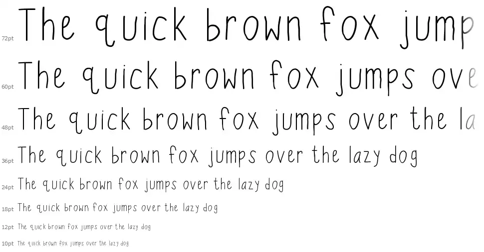 KB Wiggle Wormfont waterfall