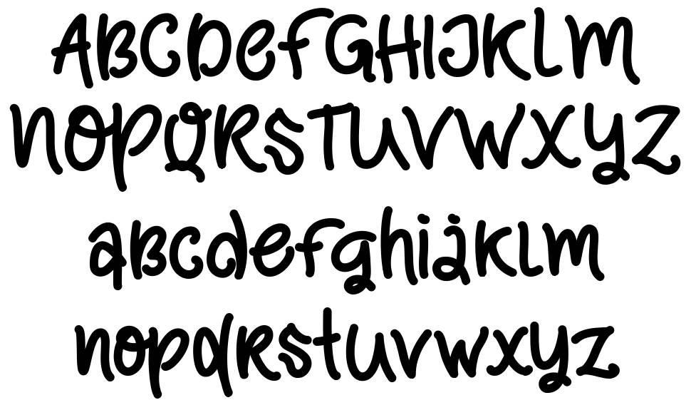 Kebo font specimens