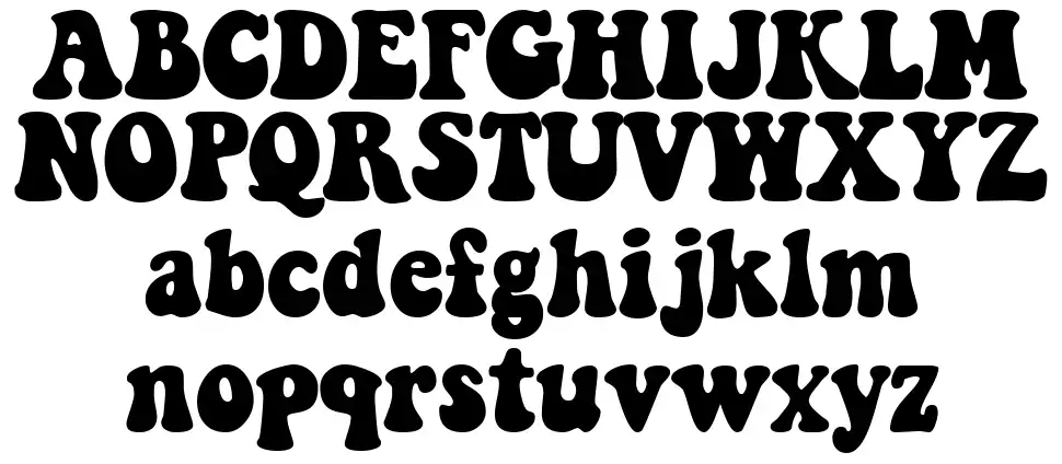 Keep on Truckin' FW font specimens