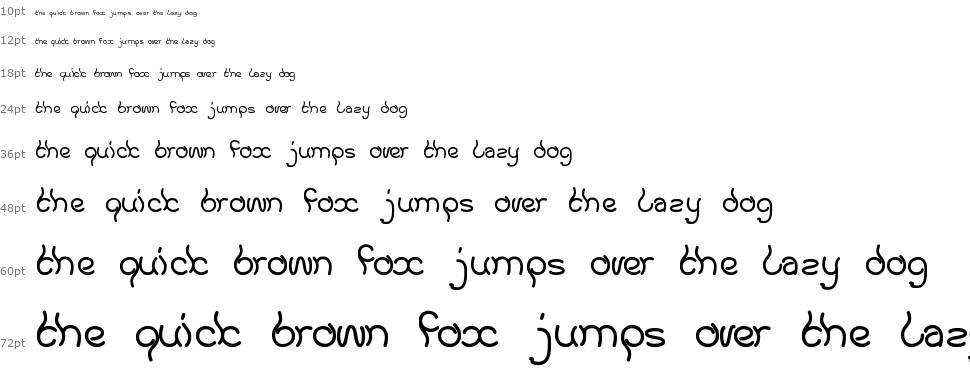 Keep quite and simple font Waterfall