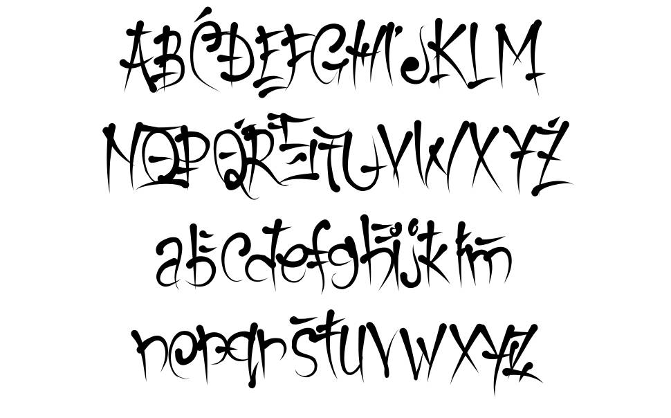 Keetano Gaijin + Katakana font Specimens