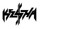 Kesha шрифт