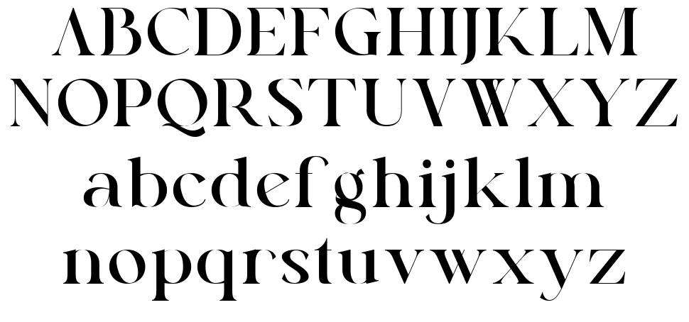 Keira Serif fonte Espécimes