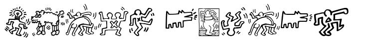 Keith Haring schriftart