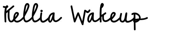 Kellia Wakeup шрифт
