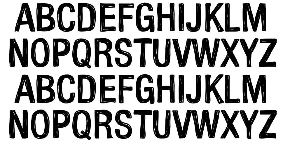 Kelpotico font Örnekler