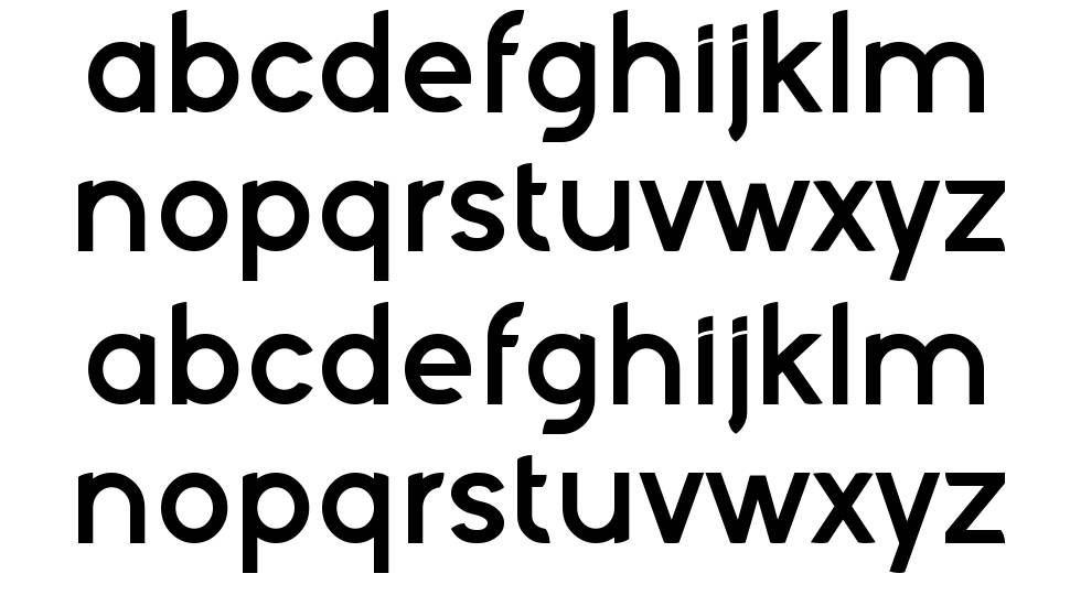 Kelvetica font specimens
