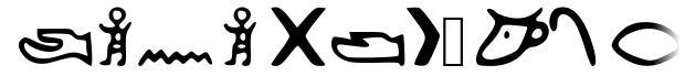Kemetic Alphabet 3.200 BCE