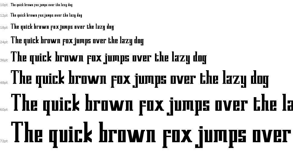 Kempton Serif font Şelale