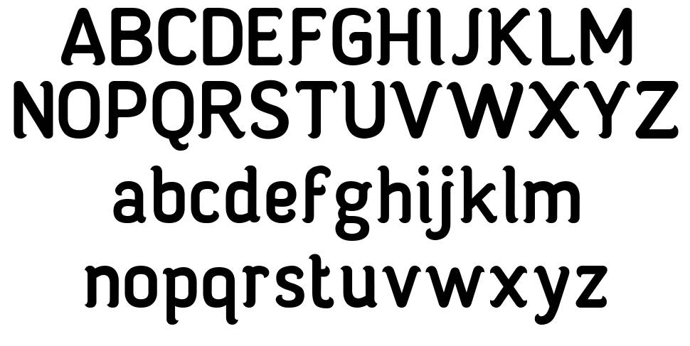Kendal Type font Örnekler