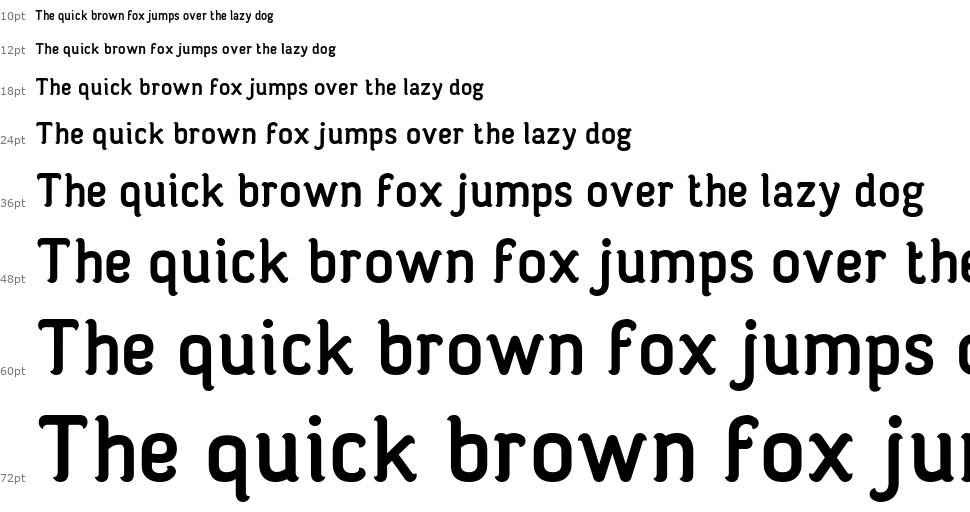 Kendal Type font Şelale