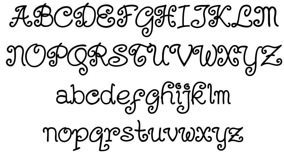 Kerithing font specimens