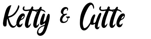 Ketty & Cutte font