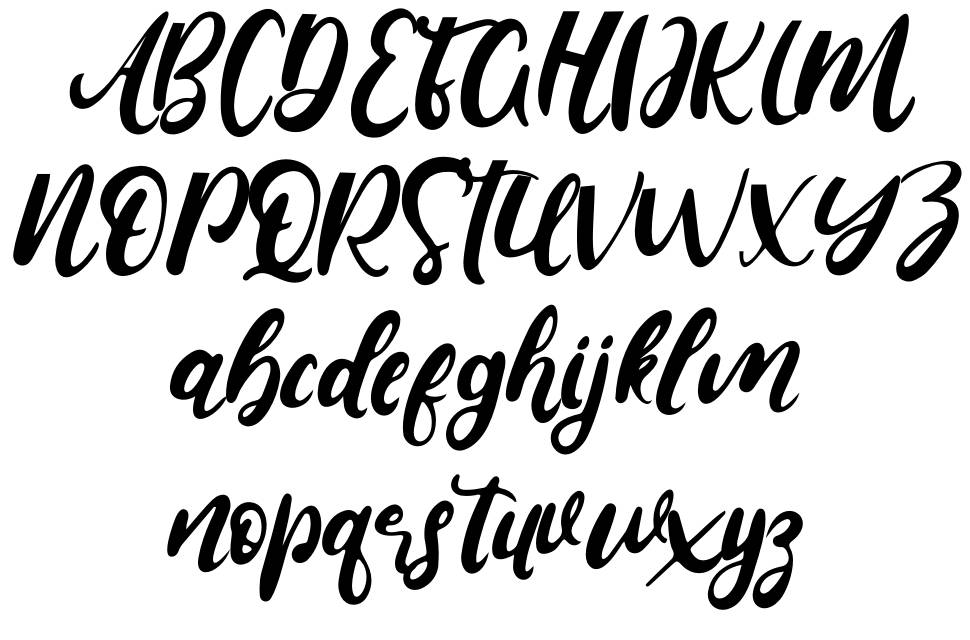 Ketty & Cutte font Örnekler