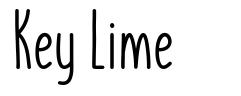 Key Lime шрифт