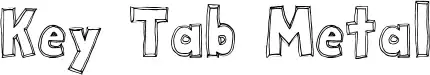 Key Tab Metal