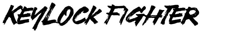 Keylock Fighter font