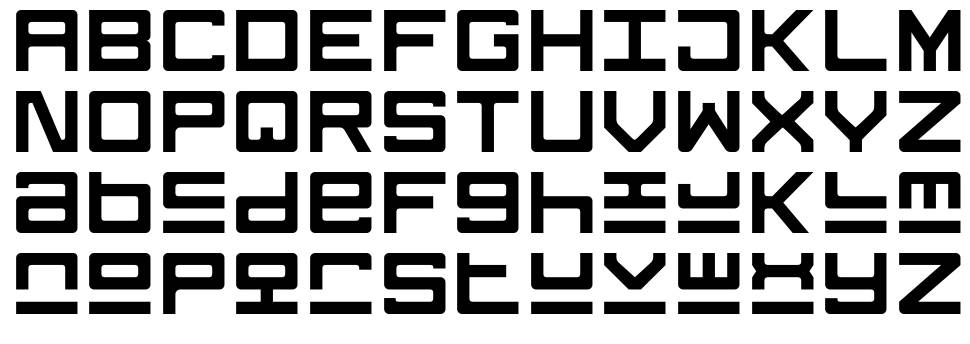 Keystone font specimens