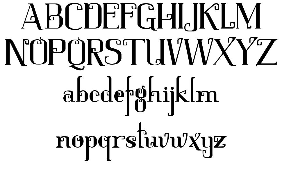 Keytip font specimens
