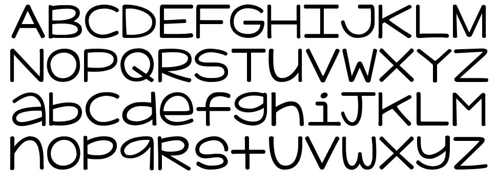 KG Adipose Unicase font specimens