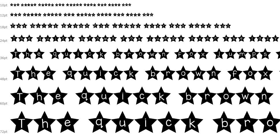 KG All of the Stars font Şelale