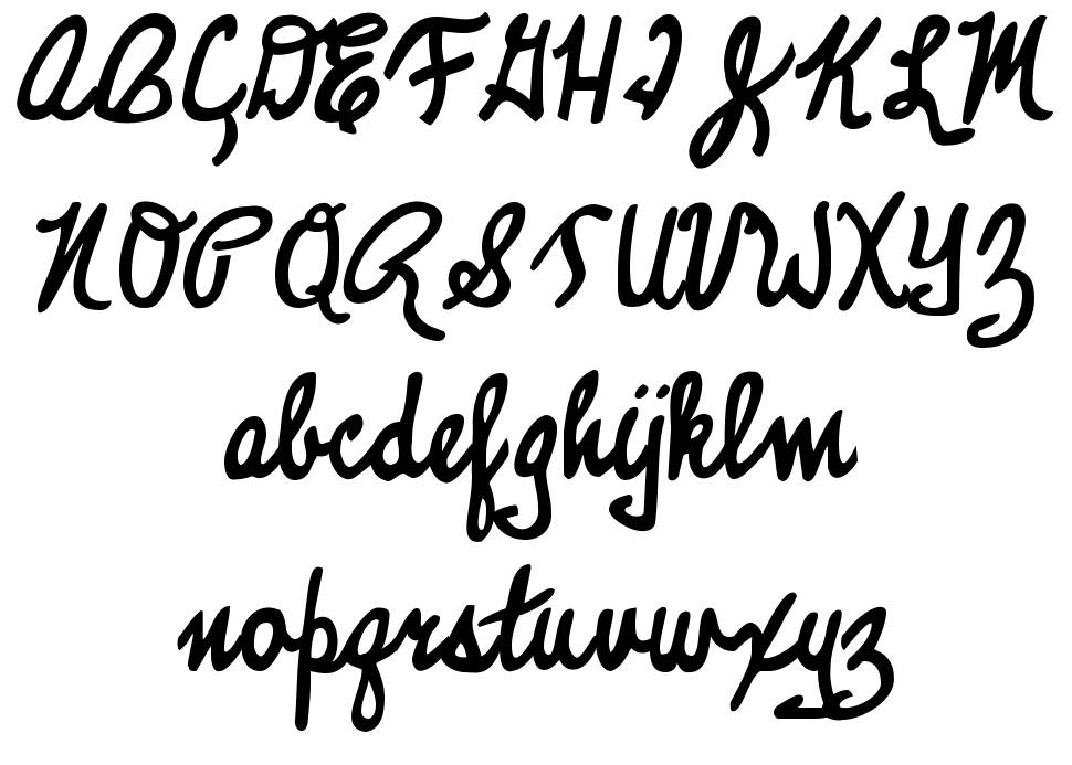 KG Legacy of Virtue font specimens