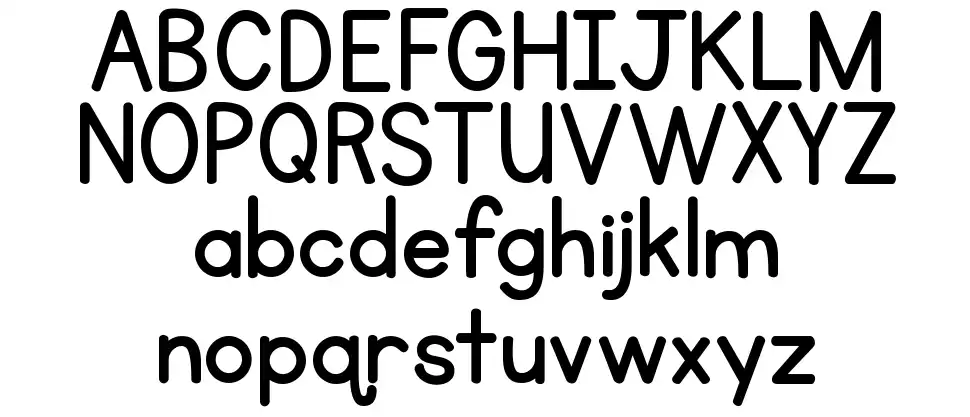 KG Primary Penmanship font Örnekler