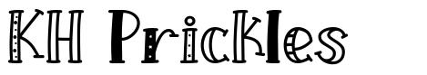 KH Prickles font