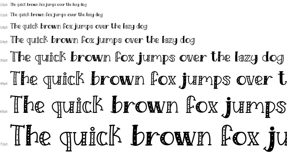 KH Prickles font Waterfall