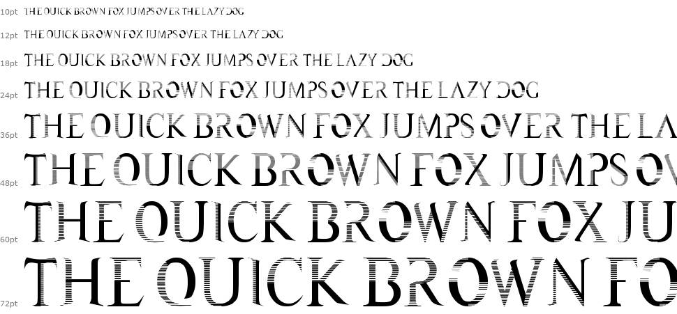 KH Tempery font Waterfall