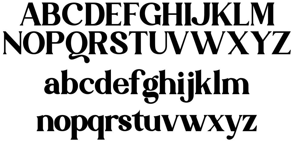 Khalasti font specimens