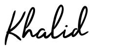 Khalid шрифт