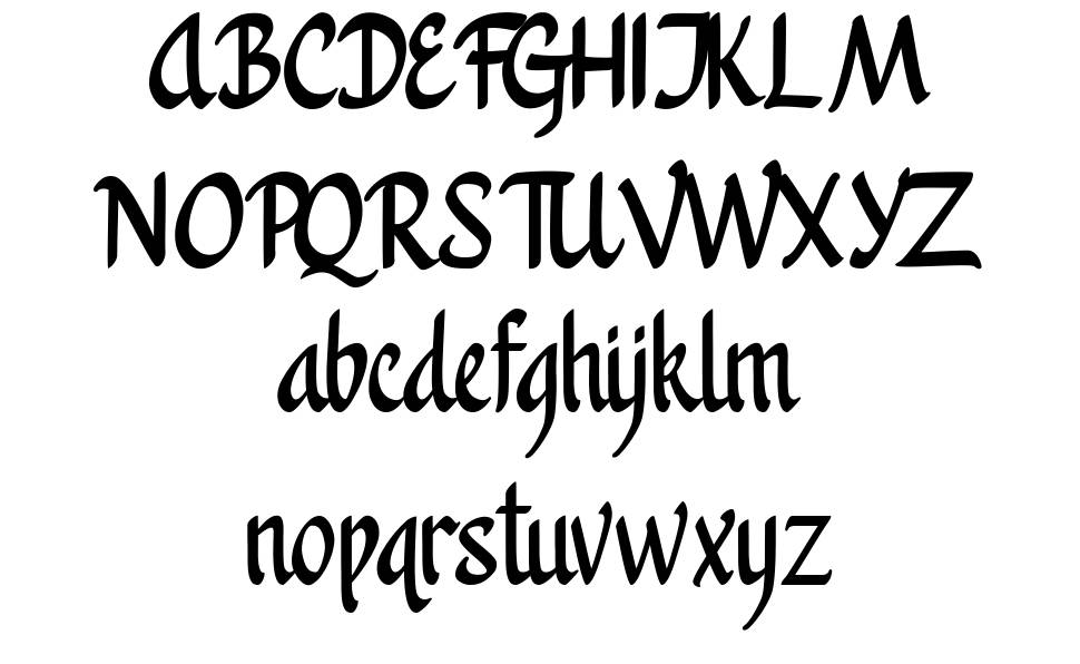 Khanaya font specimens