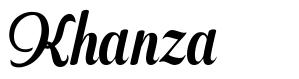 Khanza font