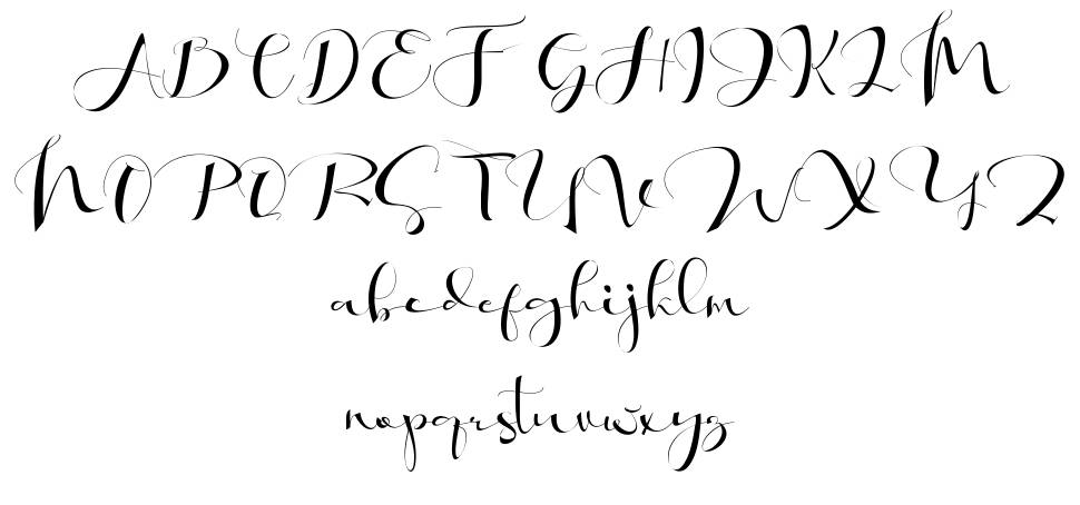 Khatmadu font specimens