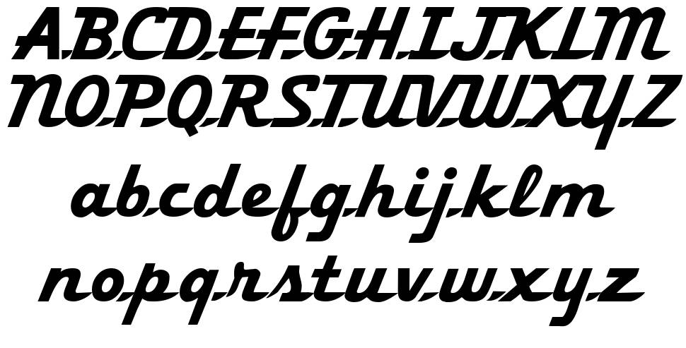 Khedive font specimens