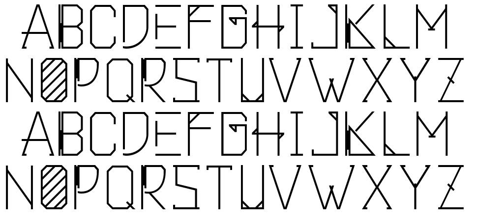 Khemala font specimens