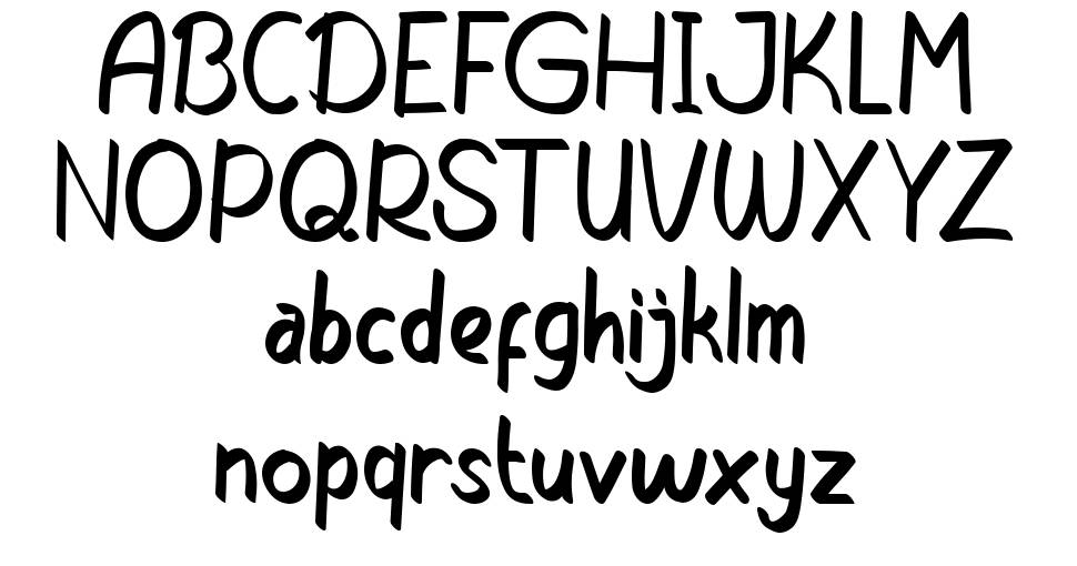 Khilafah font specimens