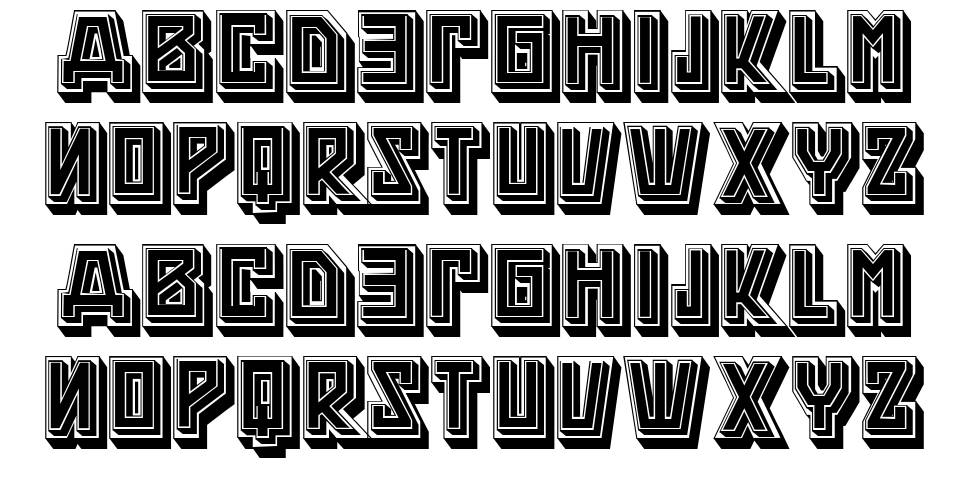 Khokhloma font Örnekler