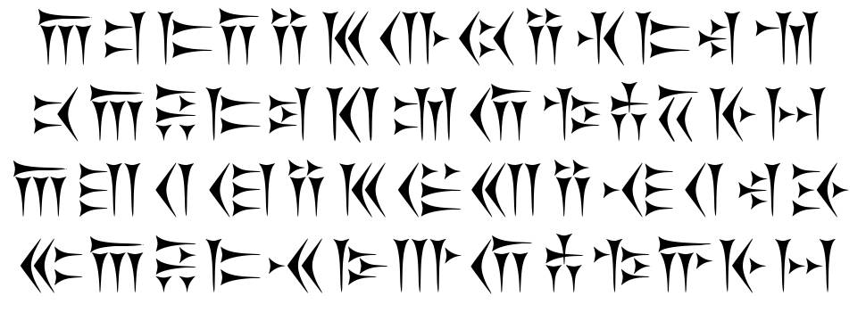 Khosrau フォント 標本