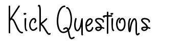 Kick Questions schriftart